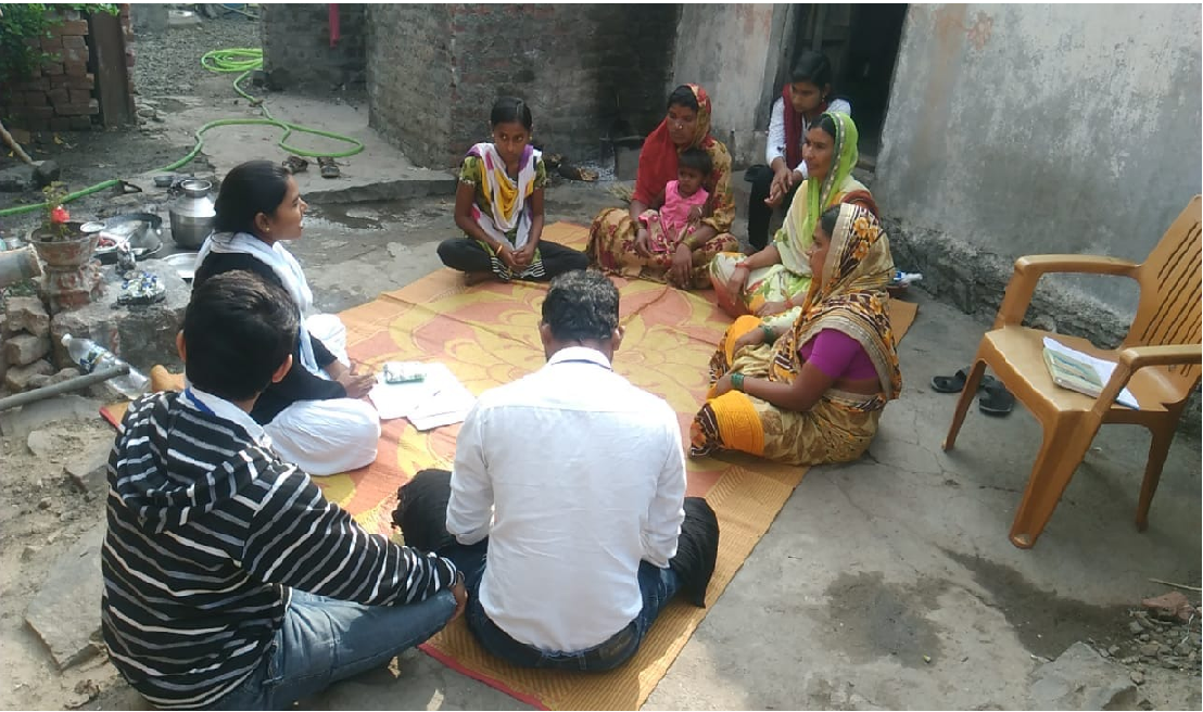 2-12-2018: Happy Village project,covering the total population of around 4000 people by giving home visit and teaching almost everyone Anapana.