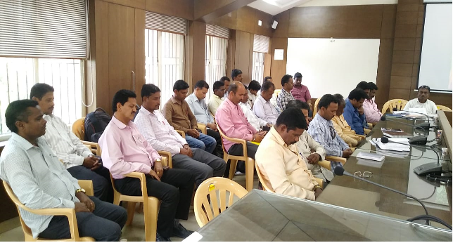 12-10-18
                                     At Haveli Taluka
                                     The  Vipassana workshop was held 
                                     30 employees attainded the workshop 