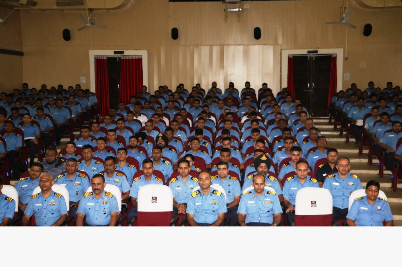 Vipassana introduction & Anapana Training  sessions at INS Shivaji Lonavala today.